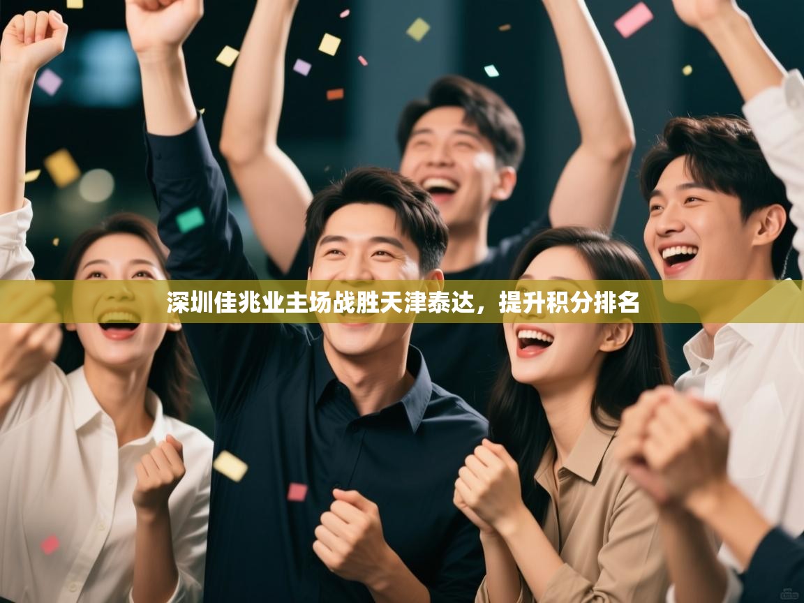 深圳佳兆业主场战胜天津泰达,提升积分排名 第1张